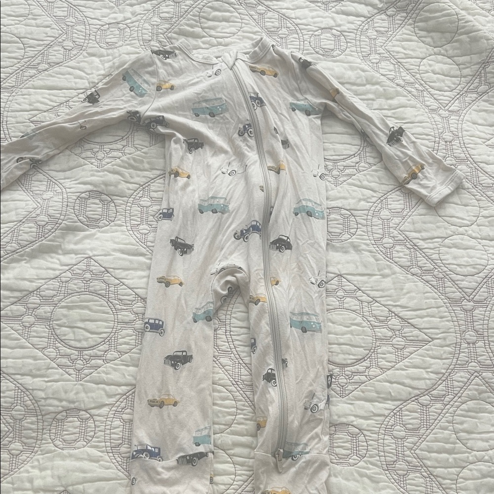 Kyte Vintage Cars onesie